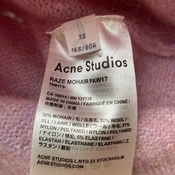 Acne Pink Cowl Neck Sweater - Picture 6 of 10